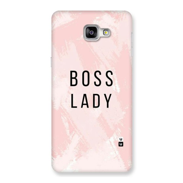 Boss Lady Pink Back Case for Galaxy A9