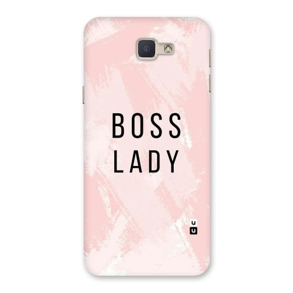 Boss Lady Pink Back Case for Galaxy J5 Prime