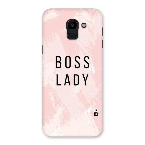 Boss Lady Pink Back Case for Galaxy J6