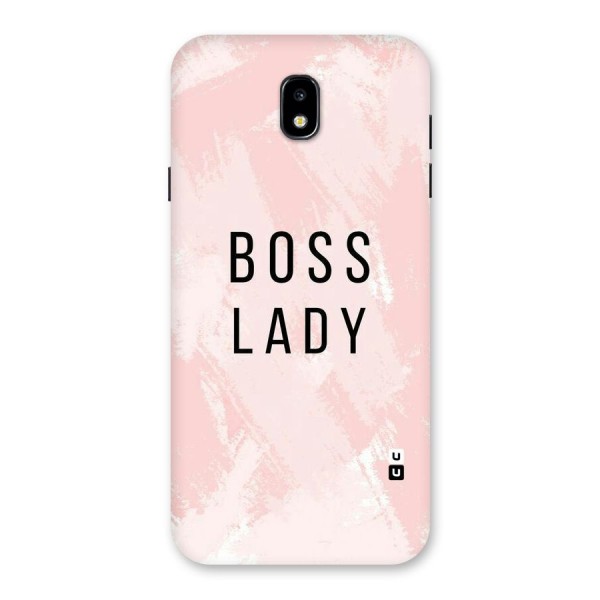 Boss Lady Pink Back Case for Galaxy J7 Pro