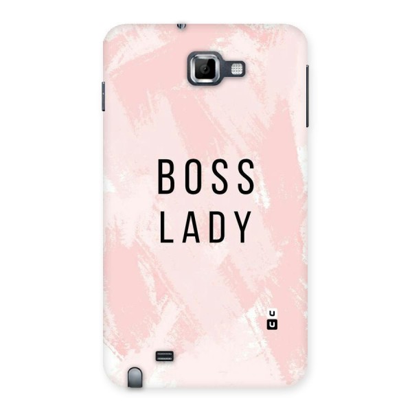 Boss Lady Pink Back Case for Galaxy Note