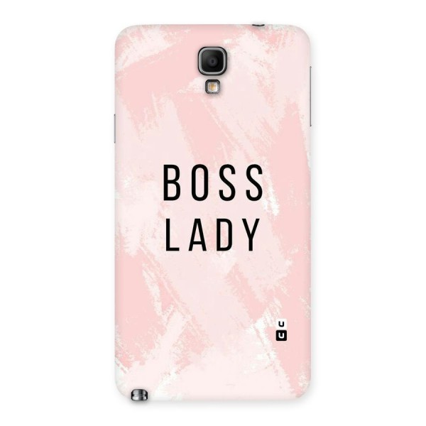 Boss Lady Pink Back Case for Galaxy Note 3 Neo