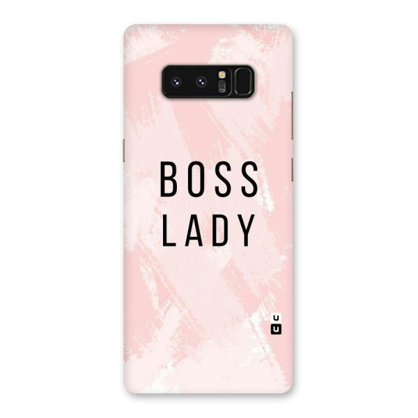 Boss Lady Pink Back Case for Galaxy Note 8