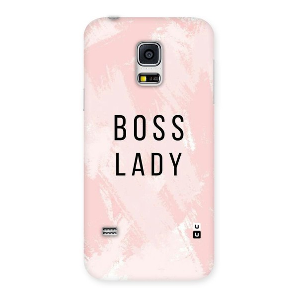 Boss Lady Pink Back Case for Galaxy S5 Mini