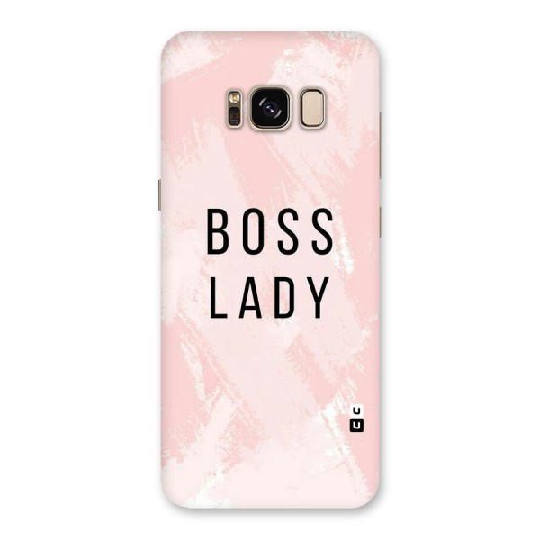 Boss Lady Pink Back Case for Galaxy S8