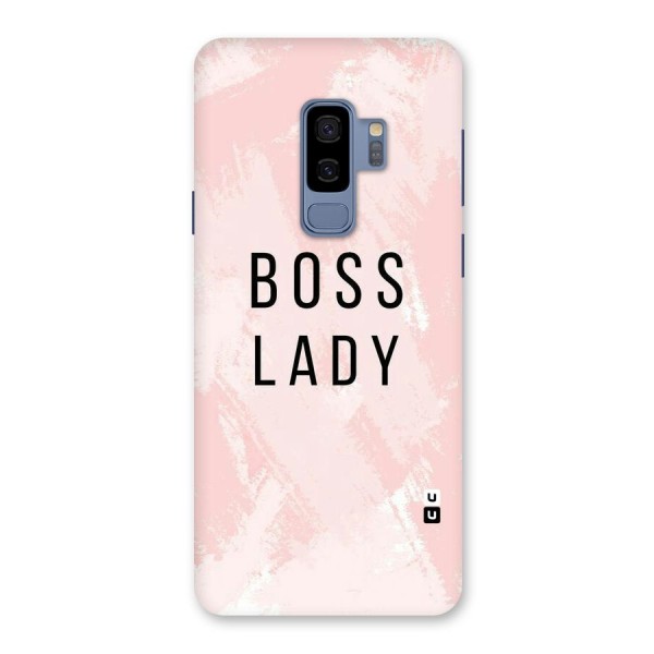 Boss Lady Pink Back Case for Galaxy S9 Plus