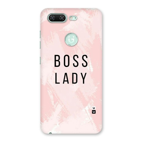 Boss Lady Pink Back Case for Gionee S10