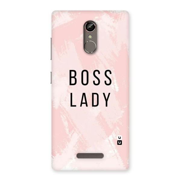 Boss Lady Pink Back Case for Gionee S6s