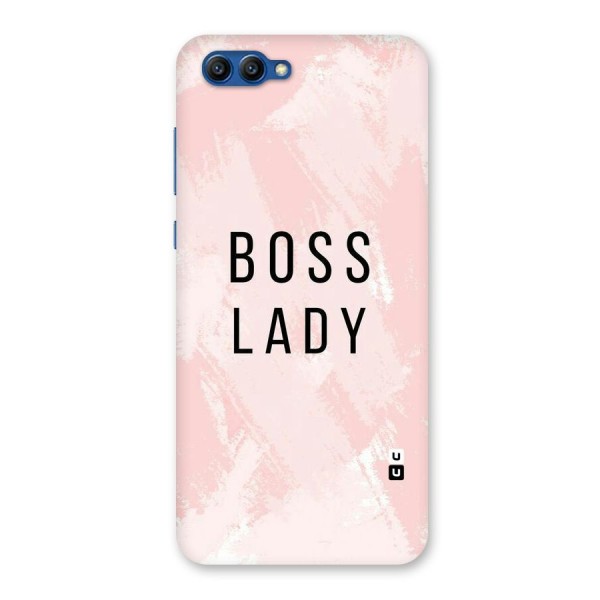 Boss Lady Pink Back Case for Honor View 10