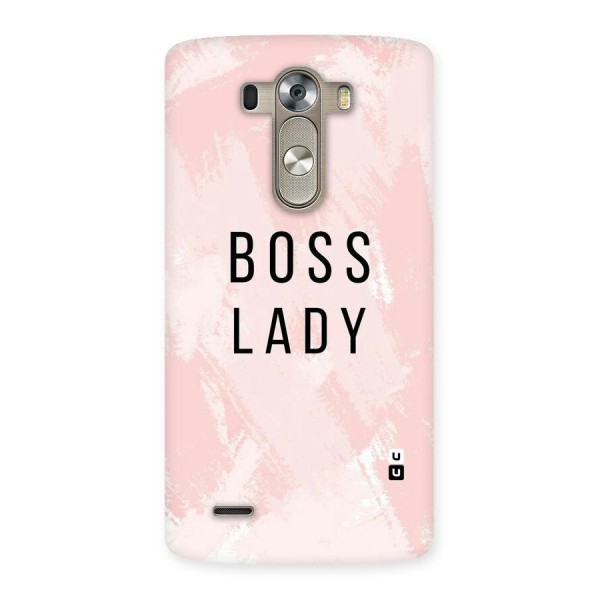 Boss Lady Pink Back Case for LG G3