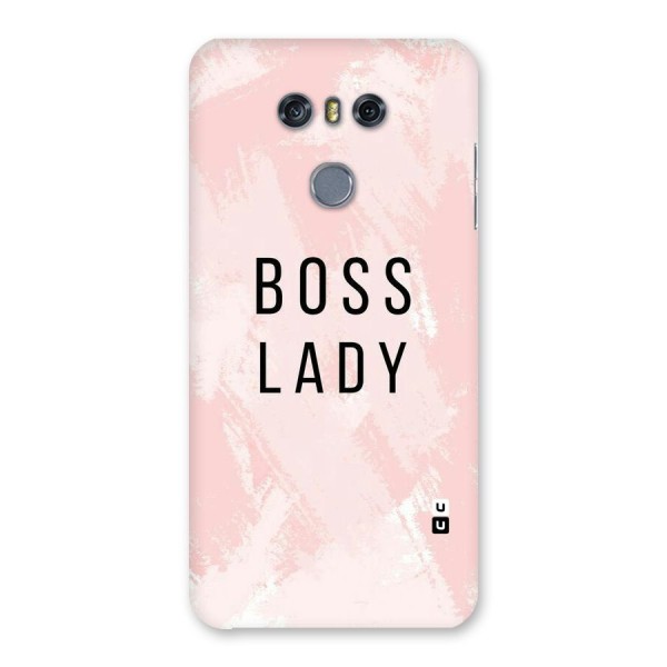 Boss Lady Pink Back Case for LG G6
