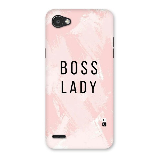 Boss Lady Pink Back Case for LG Q6