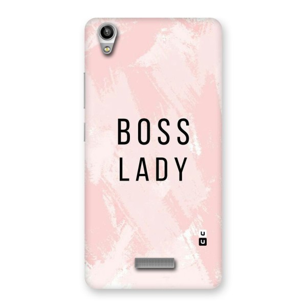 Boss Lady Pink Back Case for Lava-Pixel-V1