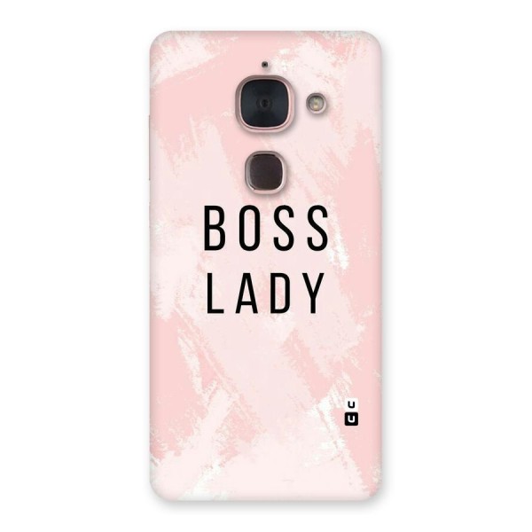 Boss Lady Pink Back Case for Le Max 2