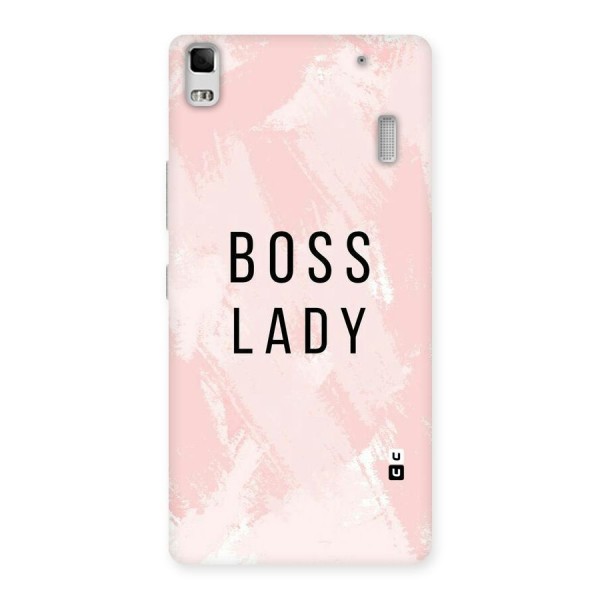 Boss Lady Pink Back Case for Lenovo A7000