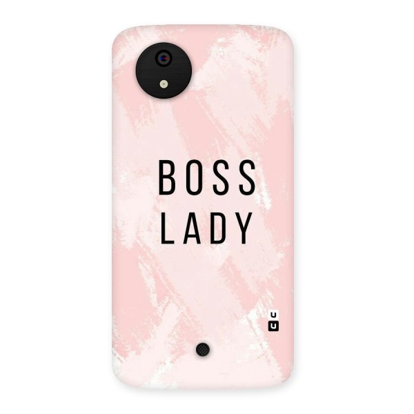Boss Lady Pink Back Case for Micromax Canvas A1