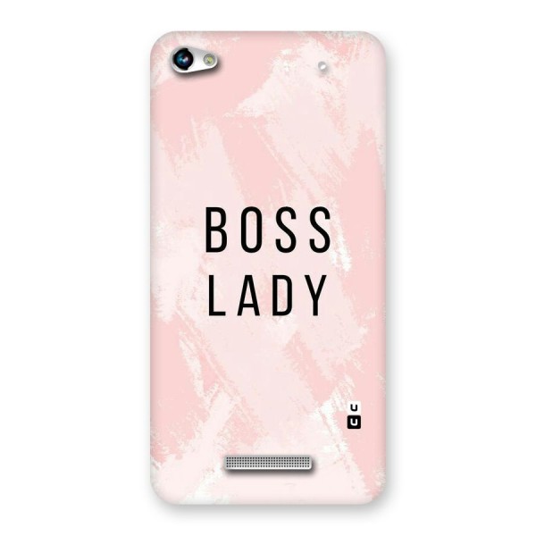 Boss Lady Pink Back Case for Micromax Hue 2