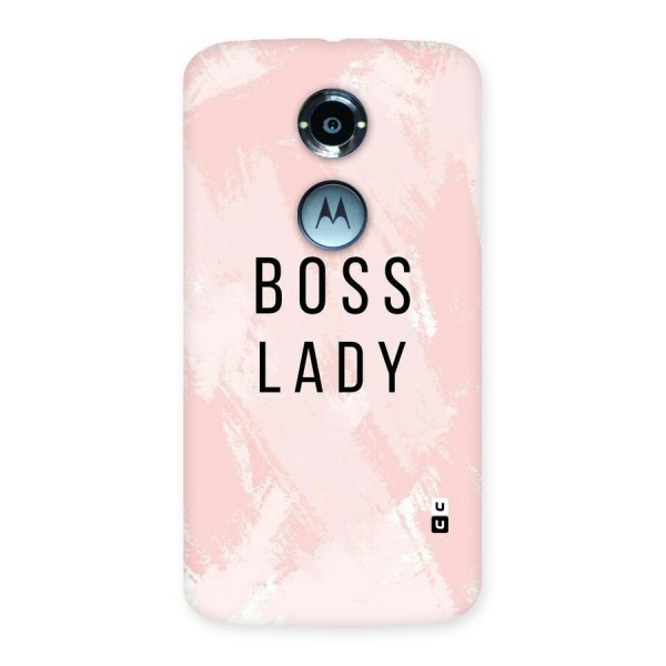 Boss Lady Pink Back Case for Moto X 2nd Gen