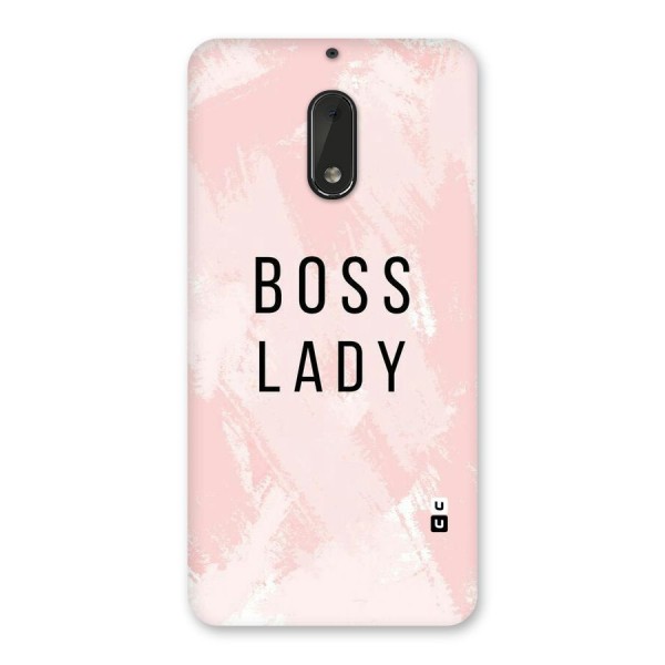 Boss Lady Pink Back Case for Nokia 6