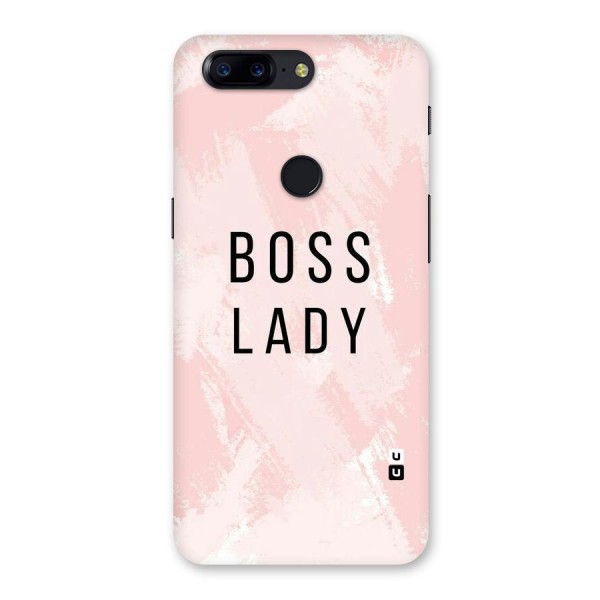 Boss Lady Pink Back Case for OnePlus 5T