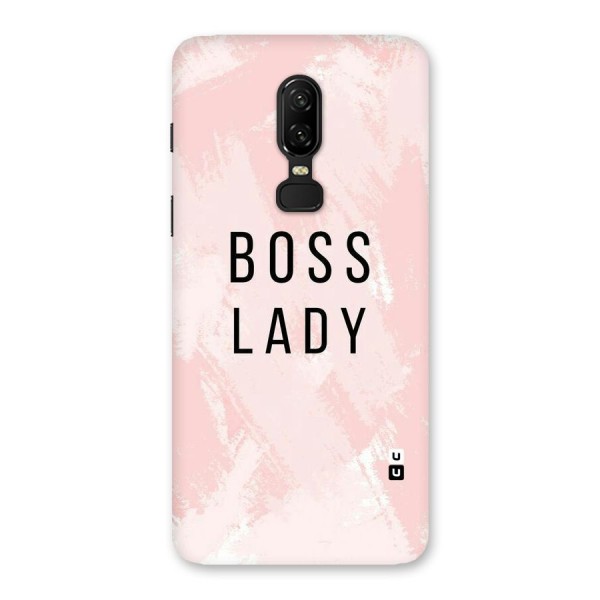 Boss Lady Pink Back Case for OnePlus 6