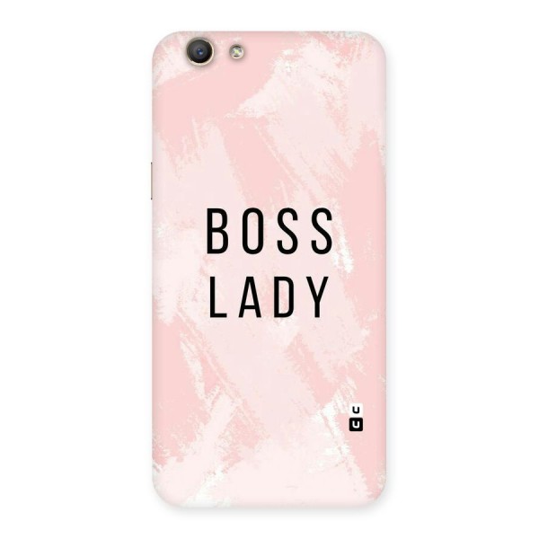 Boss Lady Pink Back Case for Oppo F1s