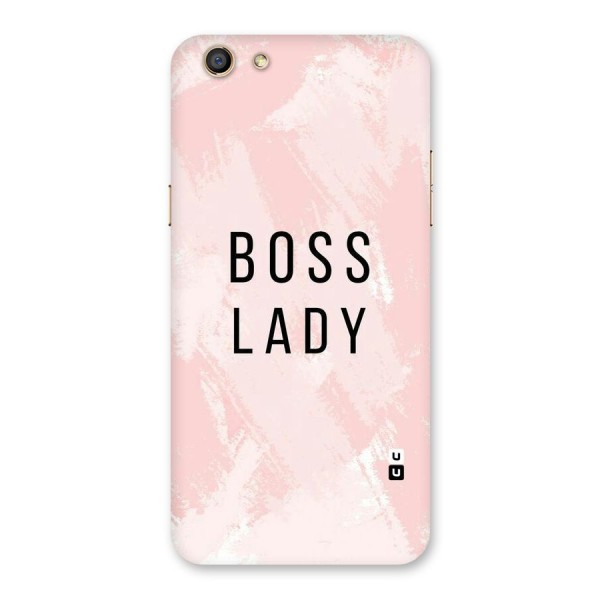 Boss Lady Pink Back Case for Oppo F3