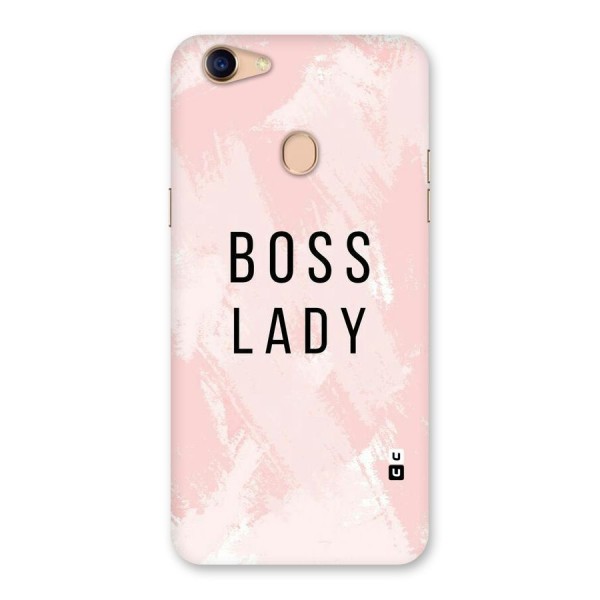 Boss Lady Pink Back Case for Oppo F5