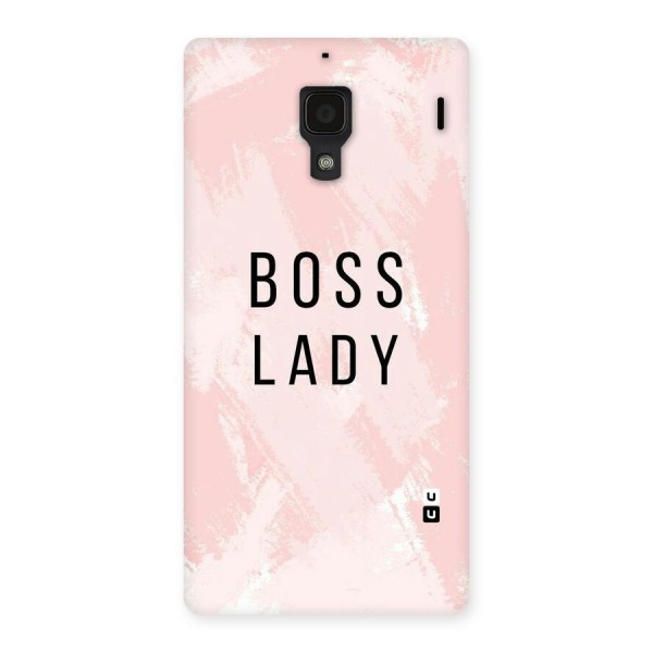 Boss Lady Pink Back Case for Redmi 1S