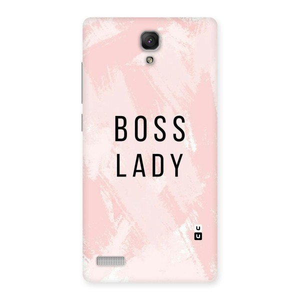 Boss Lady Pink Back Case for Redmi Note