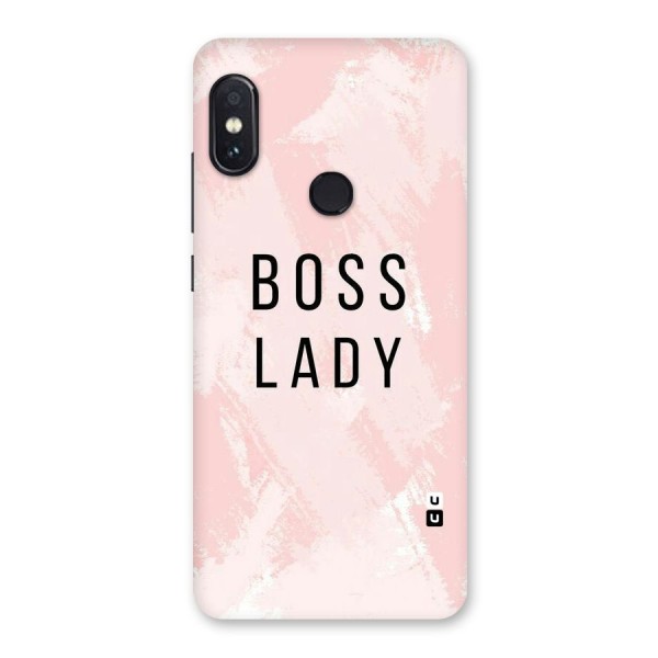 Boss Lady Pink Back Case for Redmi Note 5 Pro