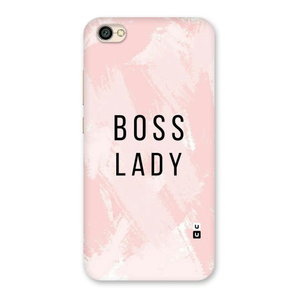 Boss Lady Pink Back Case for Redmi Y1 Lite
