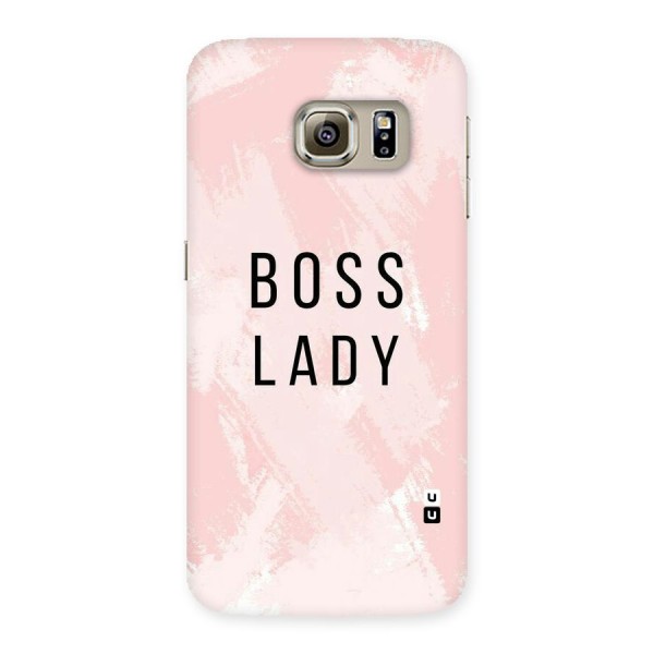 Boss Lady Pink Back Case for Samsung Galaxy S6 Edge