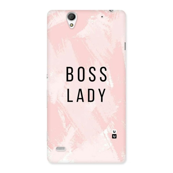 Boss Lady Pink Back Case for Sony Xperia C4