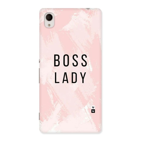 Boss Lady Pink Back Case for Sony Xperia M4