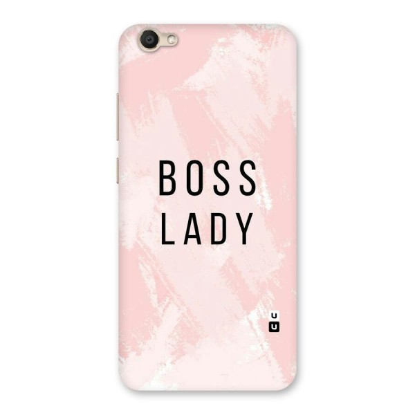 Boss Lady Pink Back Case for Vivo V5