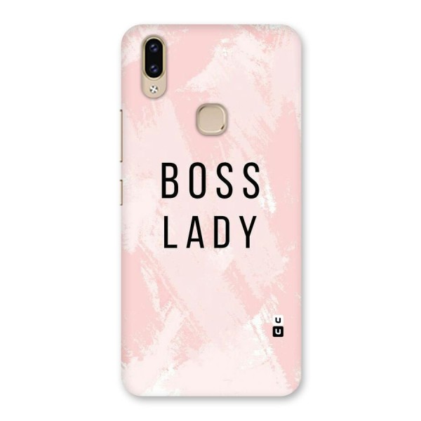 Boss Lady Pink Back Case for Vivo V9