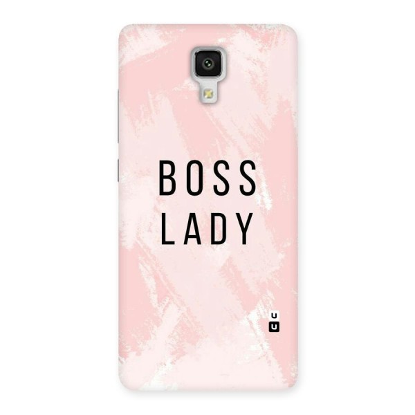 Boss Lady Pink Back Case for Xiaomi Mi 4