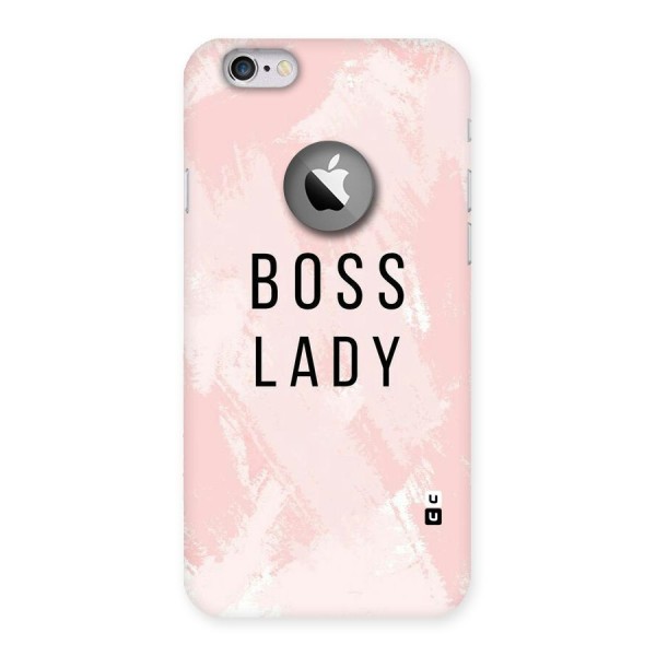 Boss Lady Pink Back Case for iPhone 6 Logo Cut