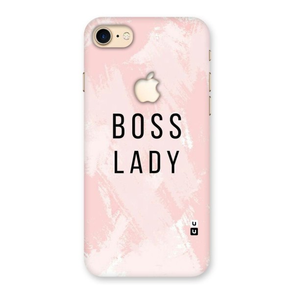 Boss Lady Pink Back Case for iPhone 7 Apple Cut