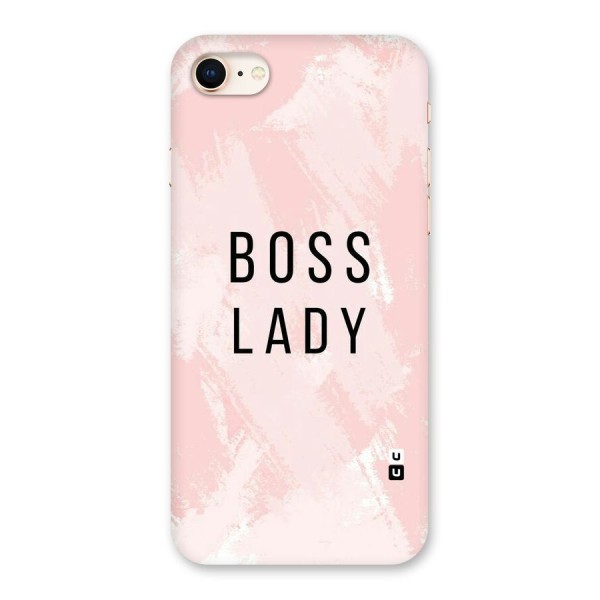 Boss Lady Pink Back Case for iPhone 8