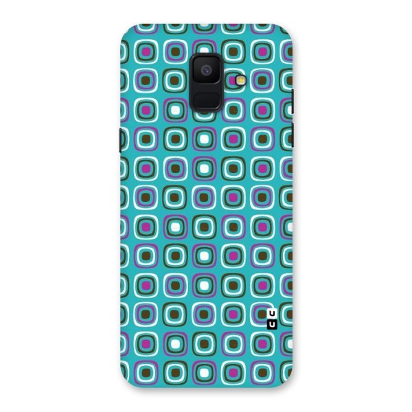 Boxes Tiny Pattern Back Case for Galaxy A6 (2018)