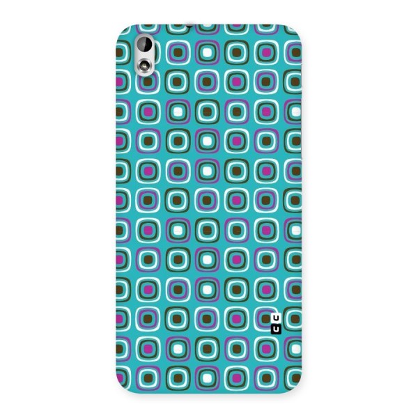 Boxes Tiny Pattern Back Case for HTC Desire 816