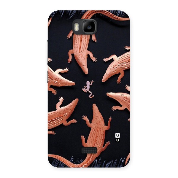 Brave Frog Back Case for Honor Bee