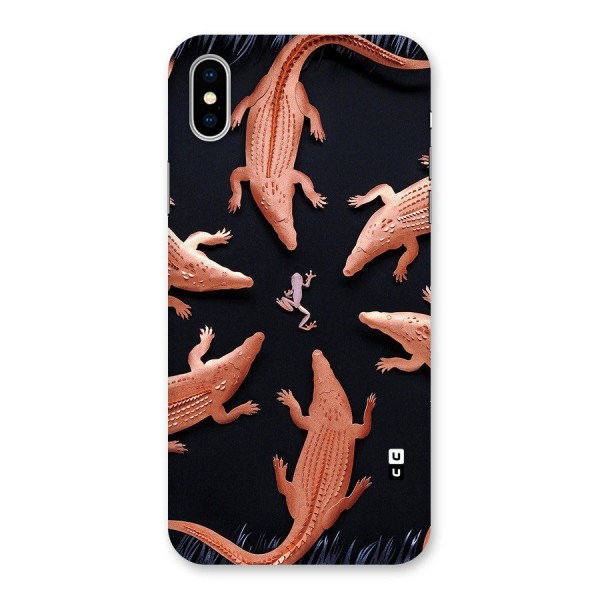 Brave Frog Back Case for iPhone X