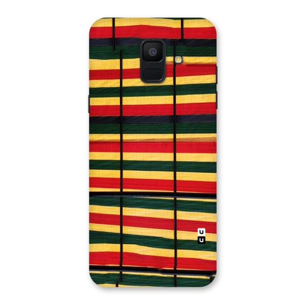 Bright Colors Lines Back Case for Galaxy A6 (2018)
