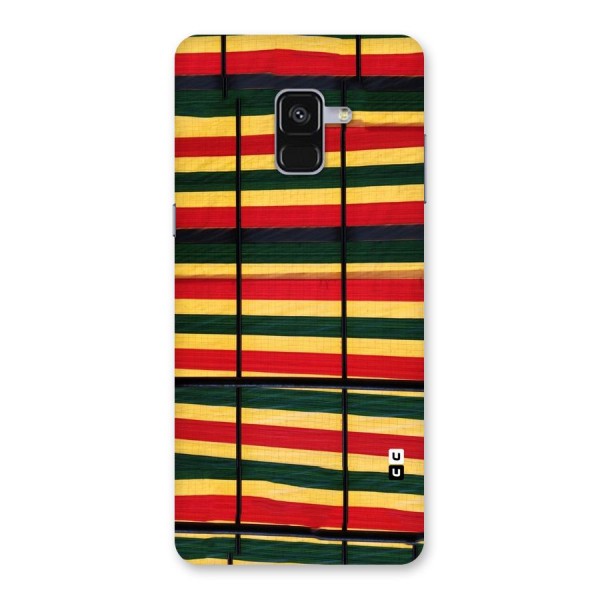 Bright Colors Lines Back Case for Galaxy A8 Plus