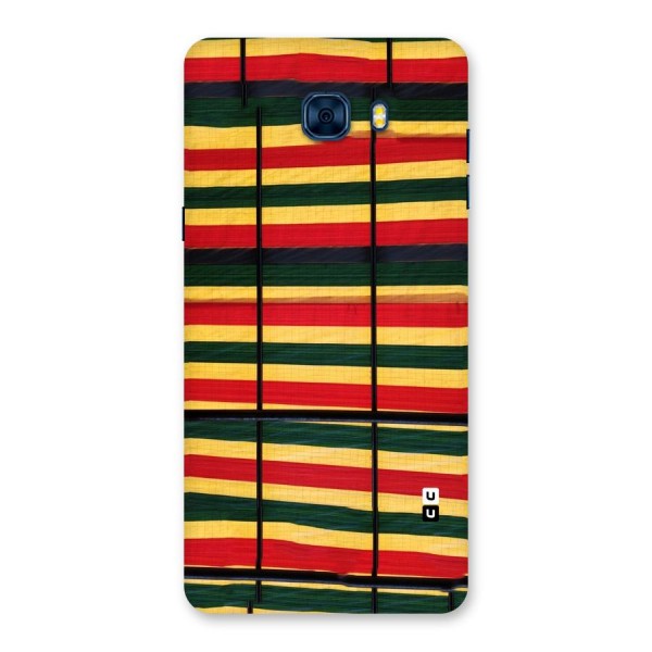 Bright Colors Lines Back Case for Galaxy C7 Pro