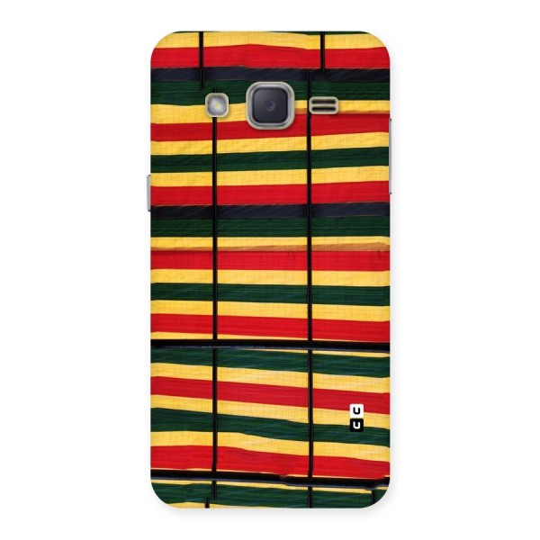 Bright Colors Lines Back Case for Galaxy J2