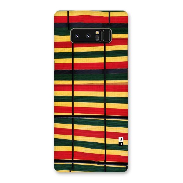 Bright Colors Lines Back Case for Galaxy Note 8